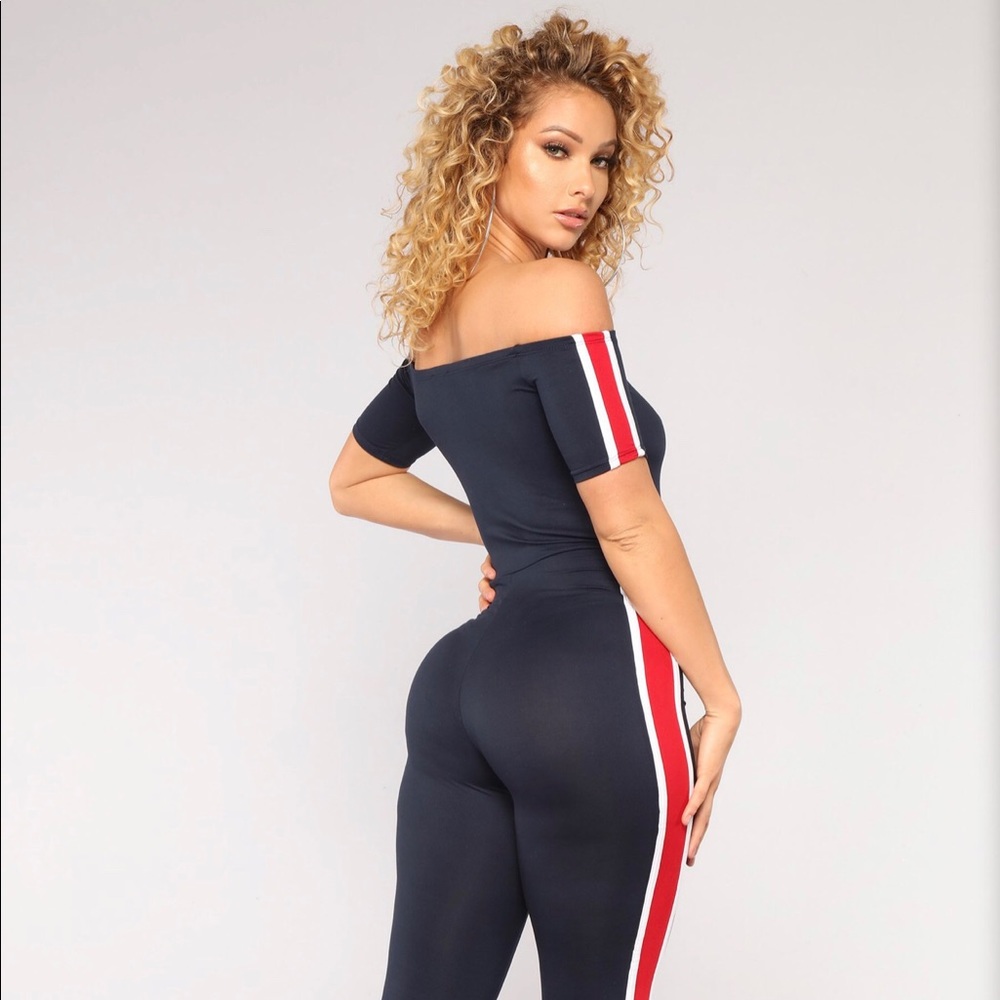 Fashion Nova Off-Shoulder jumpsuit